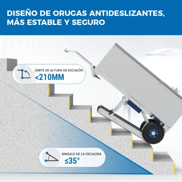 Carretilla sube escaleras de oruga CT150PA - Imagen 5