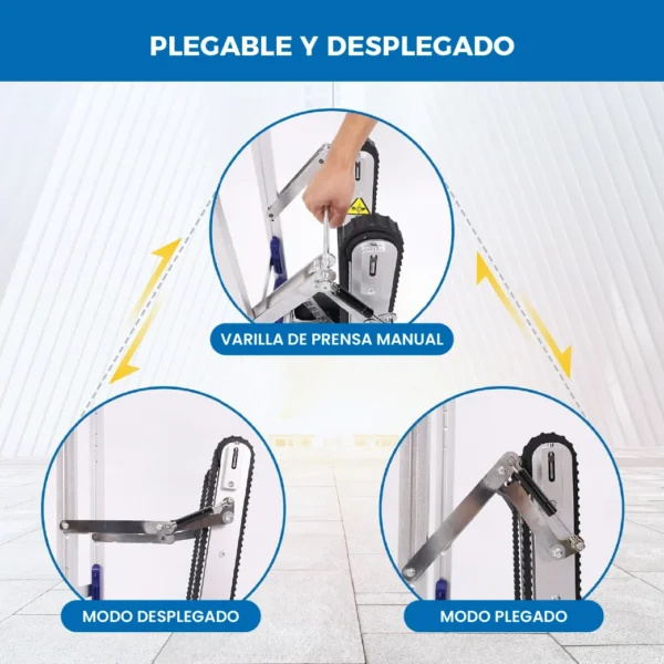 Carretilla sube escaleras de oruga CT150PA - Imagen 4
